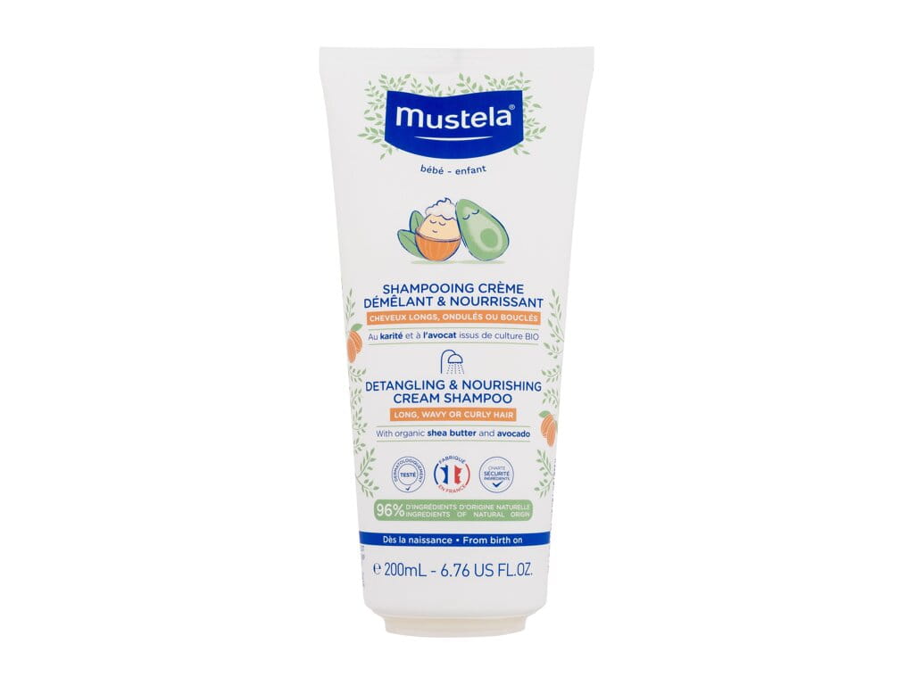 Mustela Bébé Detangling & Nourishing Cream Shampoo K Szampon do włosów 200ml-534701